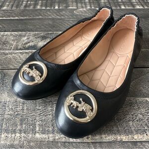 Coach Bailey Smooth Leather Ballet Flat